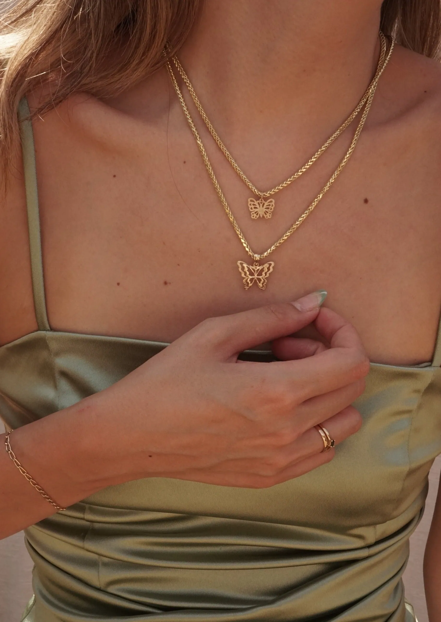 10k Gold Light Palm chain