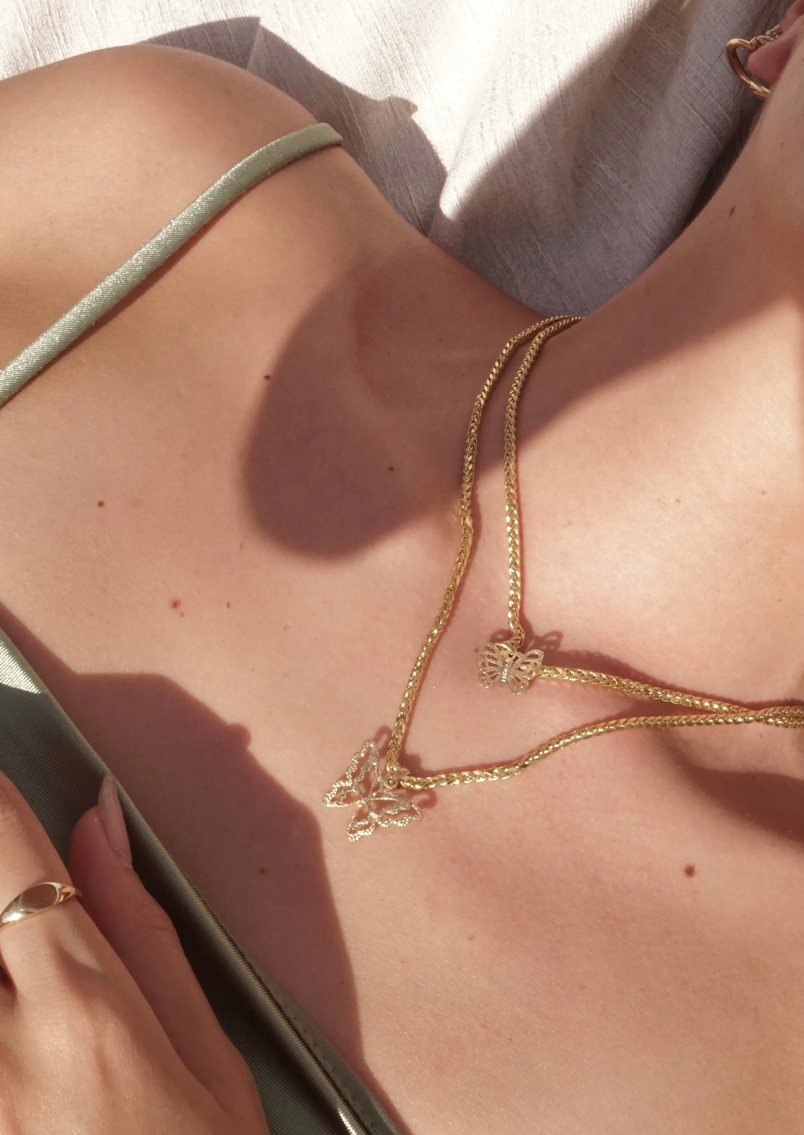 10k Gold Light Palm chain
