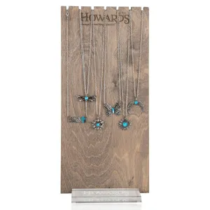 12 Piece Zenni Engraved Pendant Necklace Unit With Display