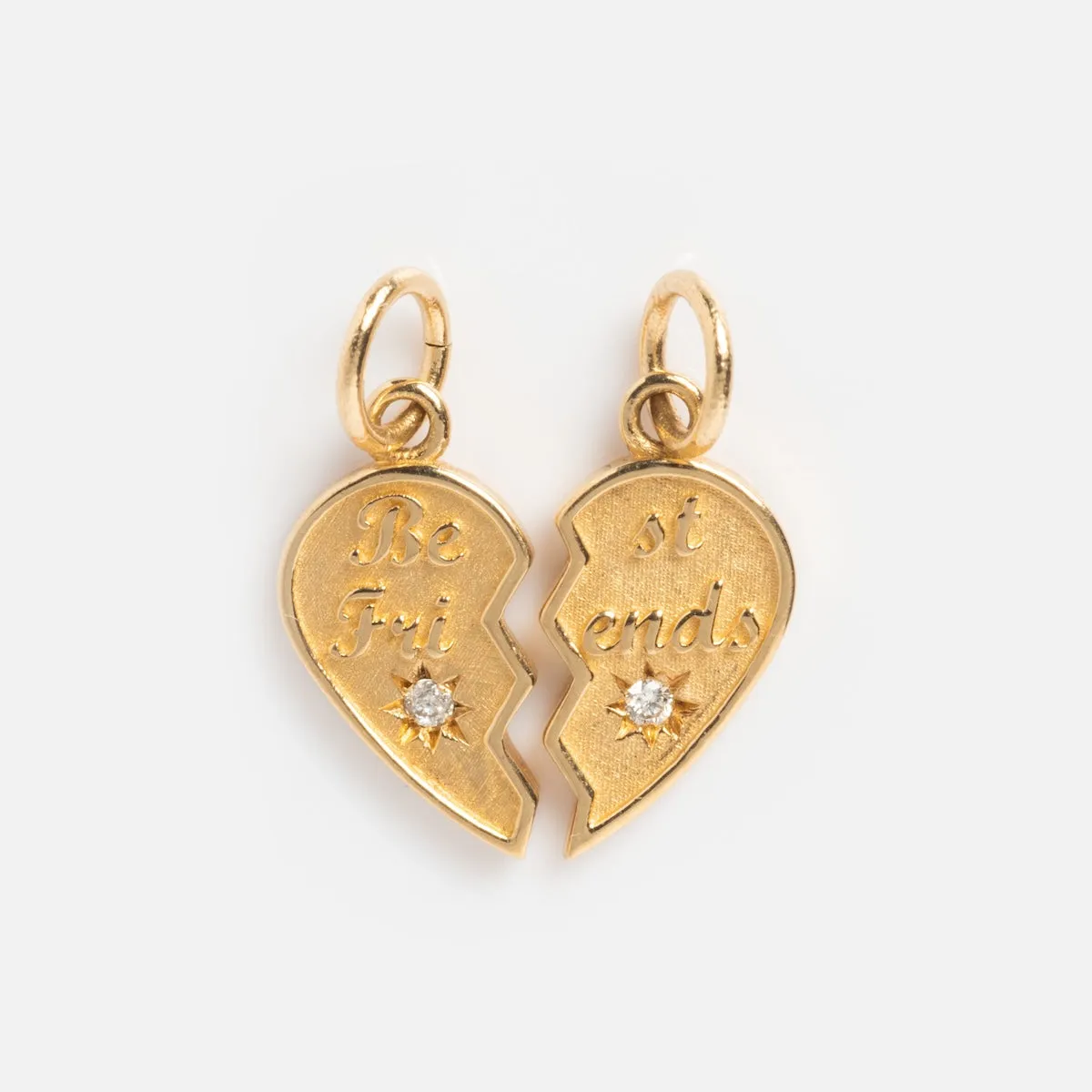 14k Best Friend Charm Set