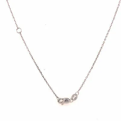 14K Diamond Flower Cluster Diamond by the Yard Necklace White Gold