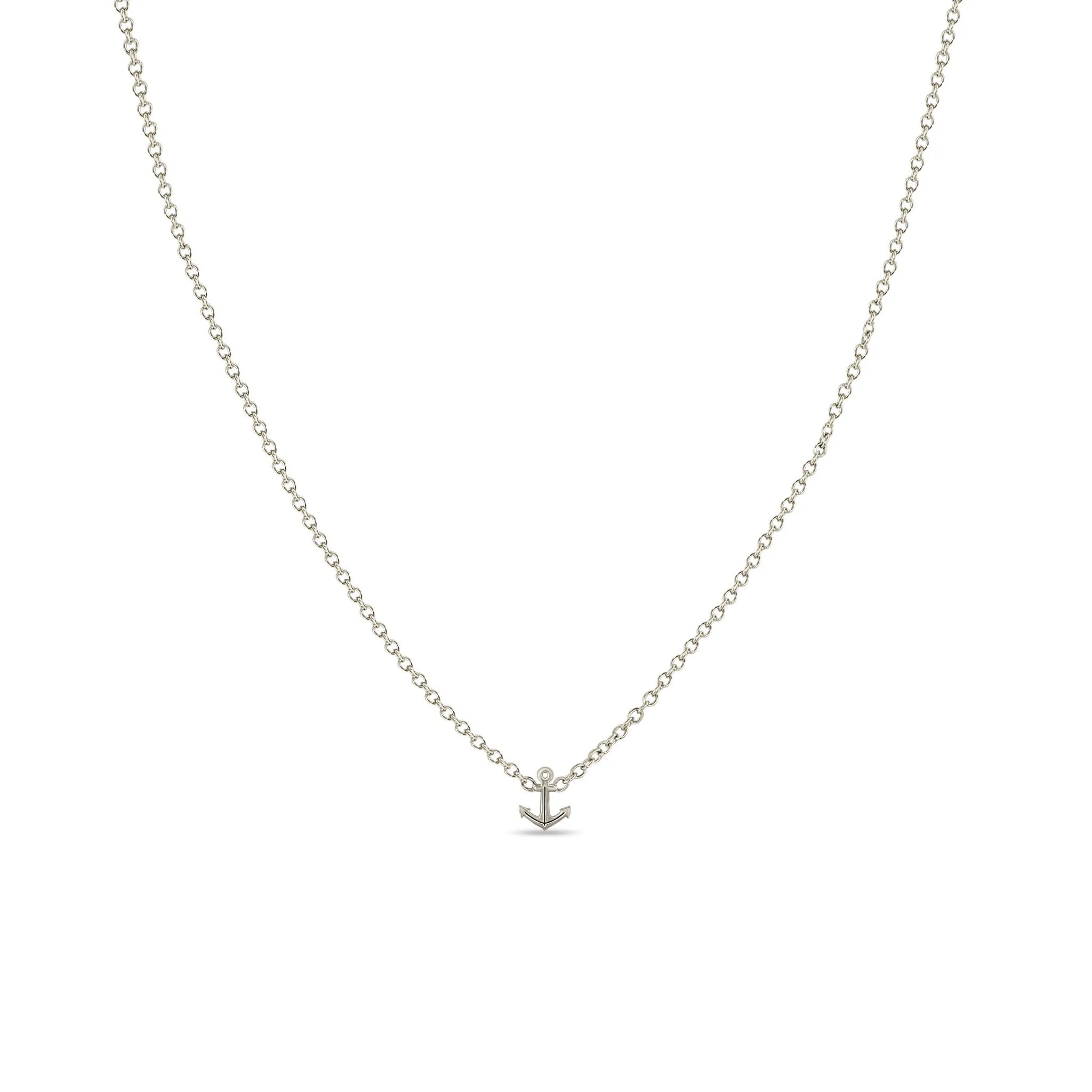 14k Itty Bitty Anchor Necklace
