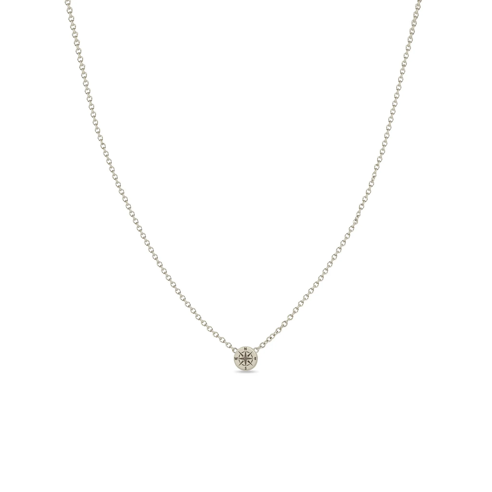 14k Itty Bitty Compass Necklace