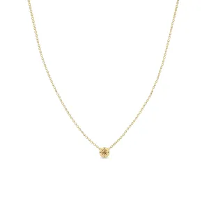 14k Itty Bitty Compass Necklace