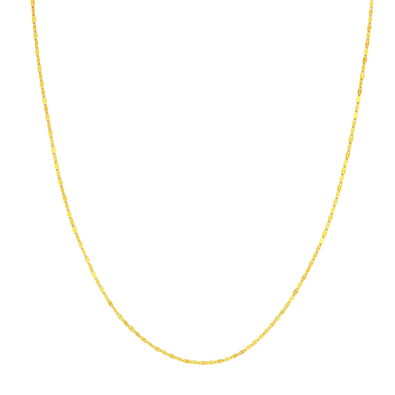14K Yellow Gold 1.45mm Long Anchor Chain