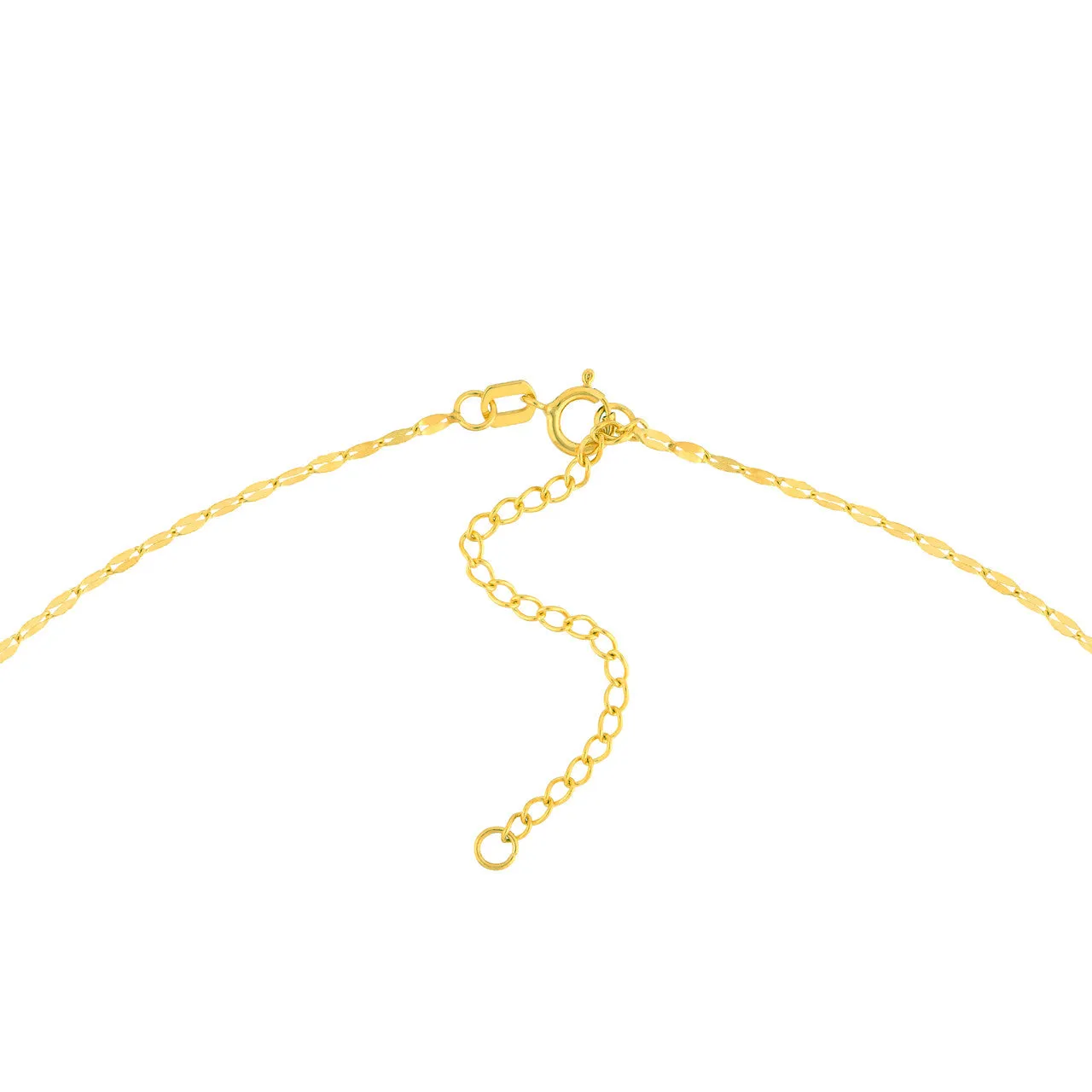 14K Yellow Gold 1.45mm Long Anchor Chain