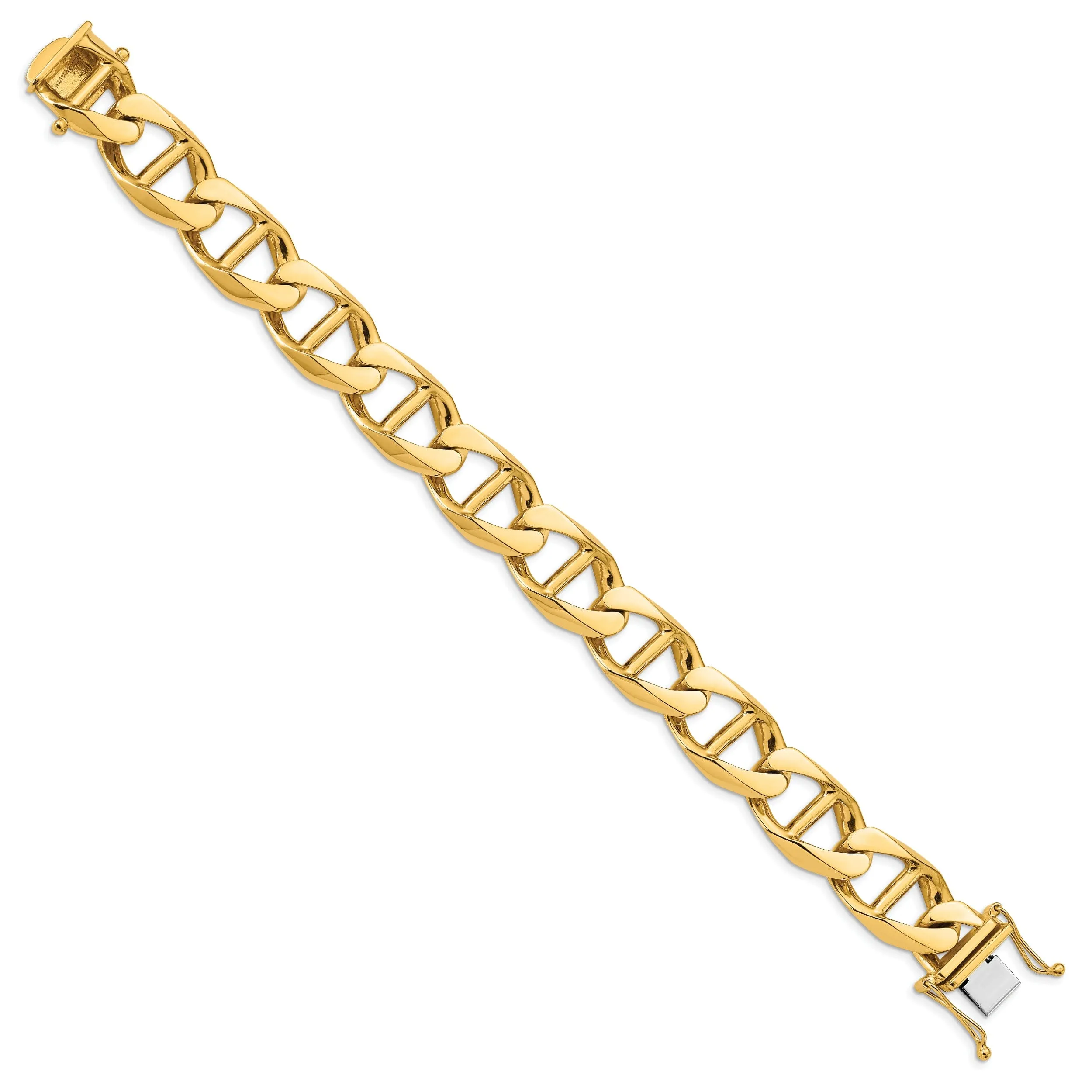 14k Yellow Gold Solid 15.00m Anchor Link Chain