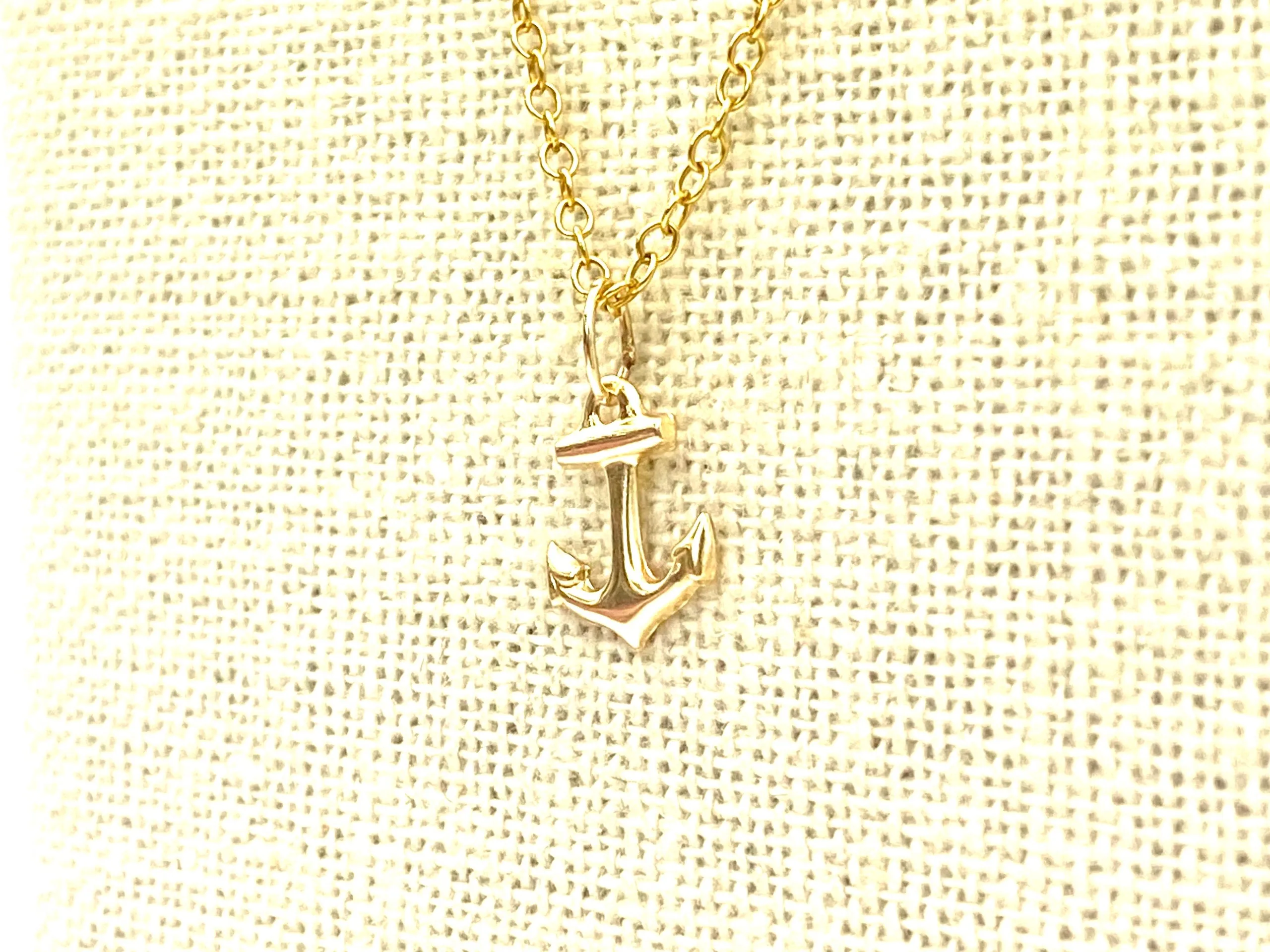 14KGF Anchor Charm , Sku#747-C