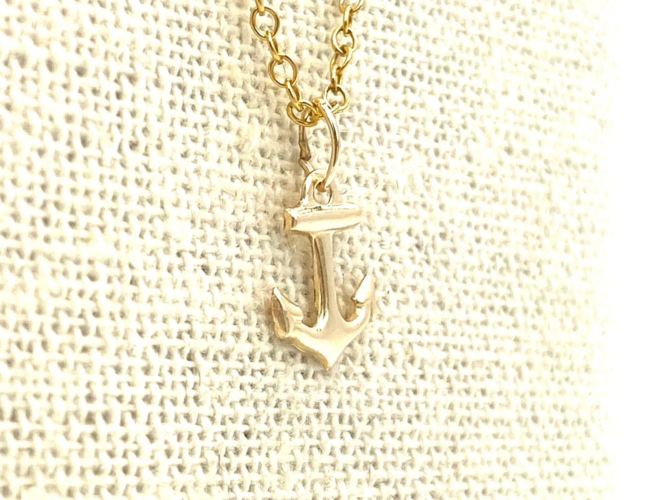 14KGF Anchor Charm , Sku#747-C
