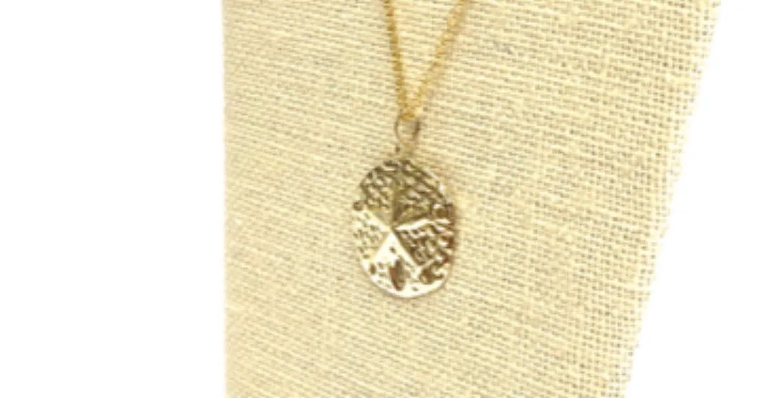 14KGF Circle Flower Charm 732-C