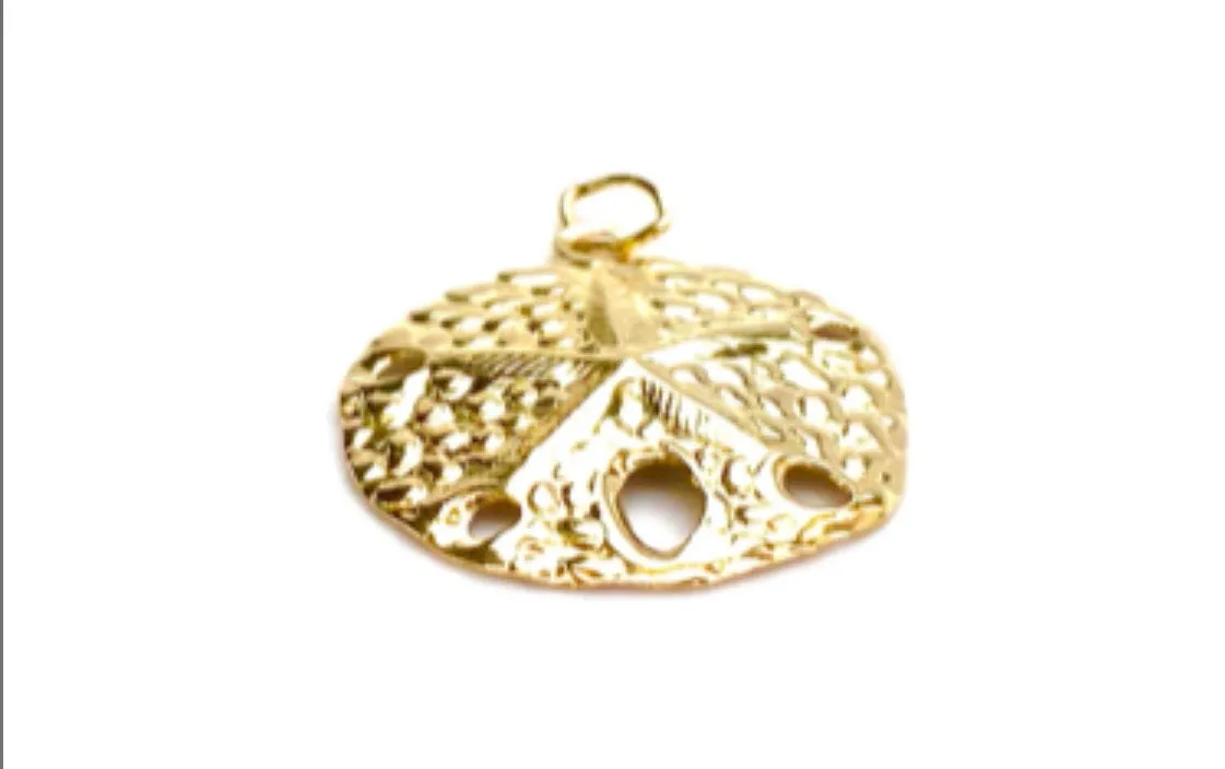 14KGF Circle Flower Charm 732-C