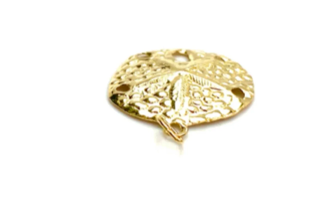 14KGF Circle Flower Charm 732-C