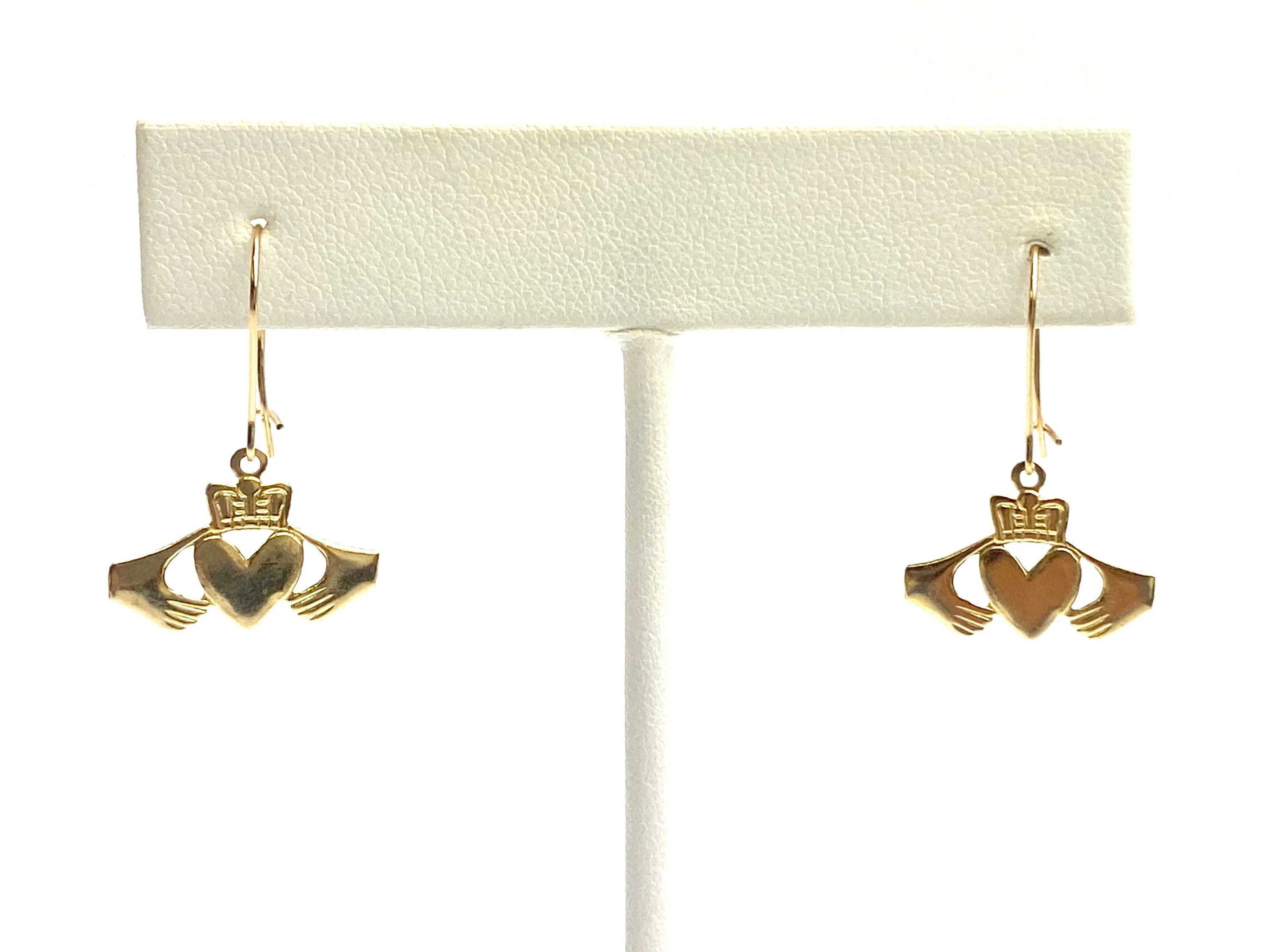 14KGF Claddagh Charm , Sku#529