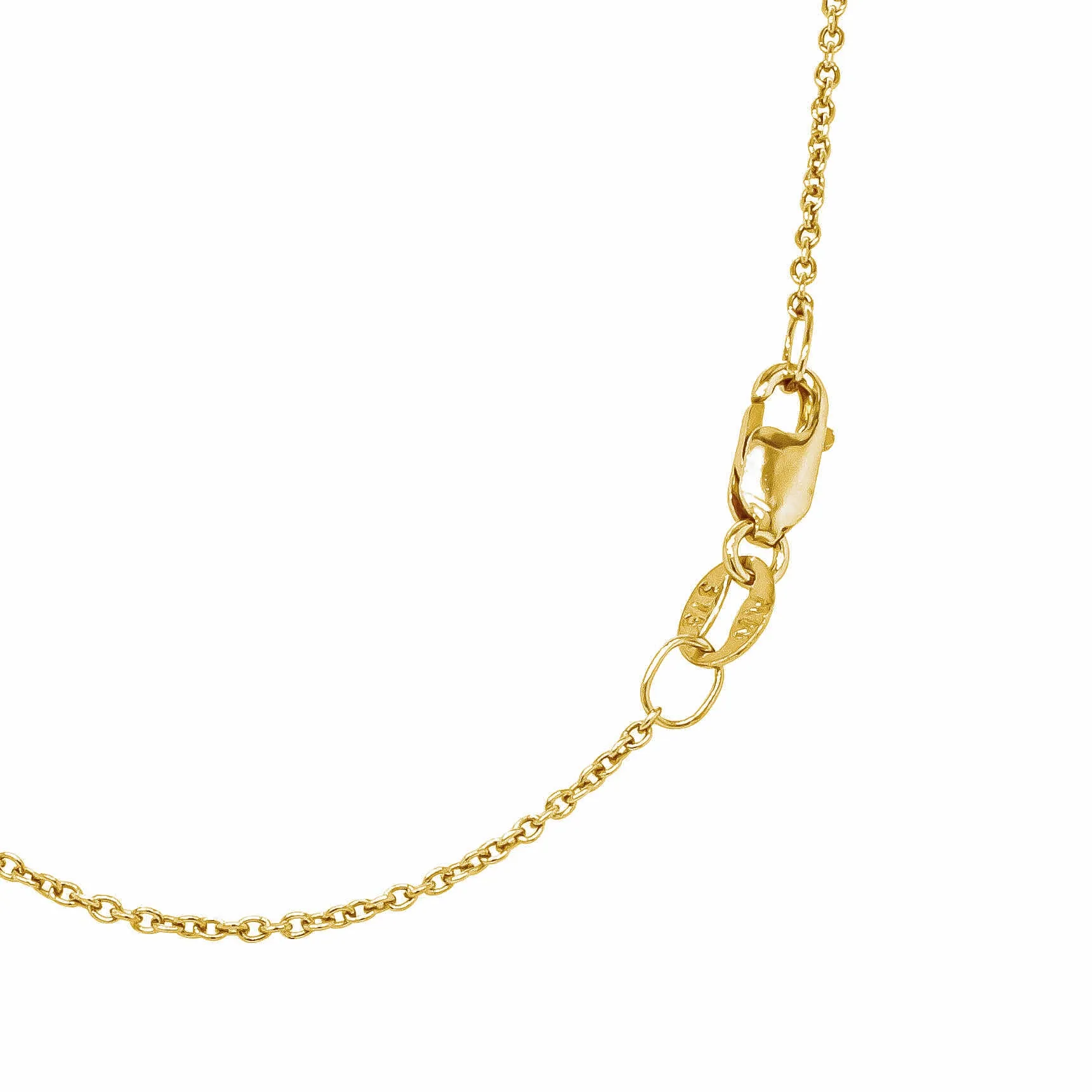 18ct Yellow Gold Aquamarine & Diamond Mini Sierra Pendant
