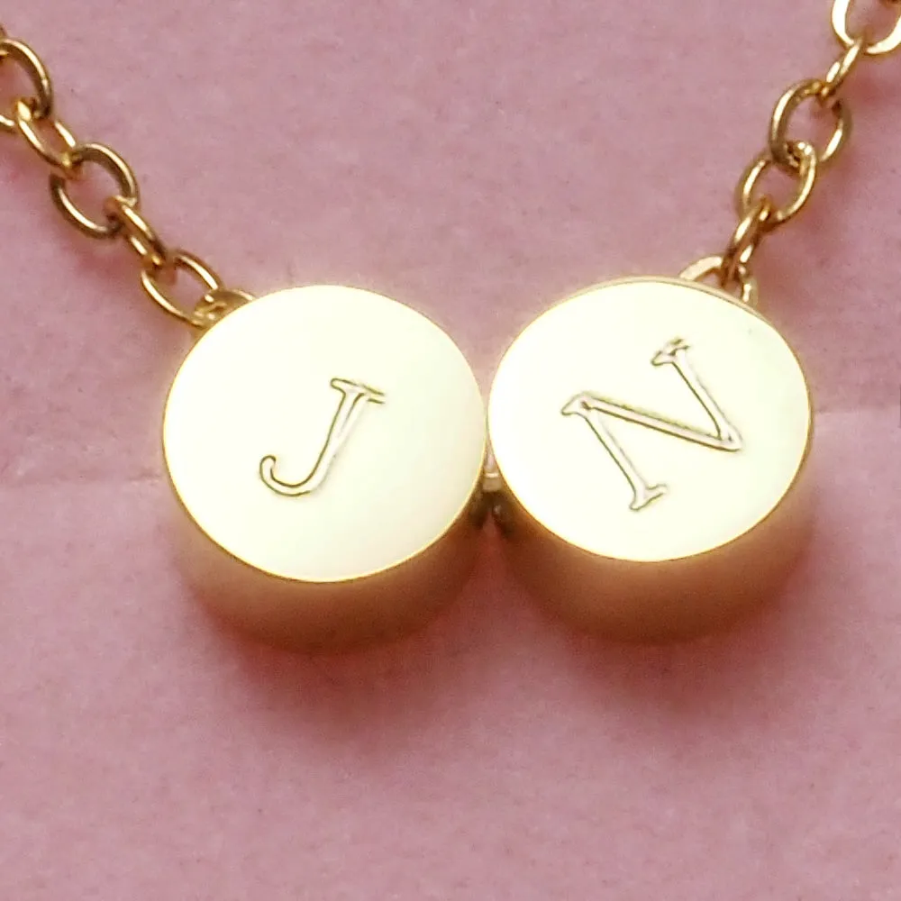 2 Initial Necklace