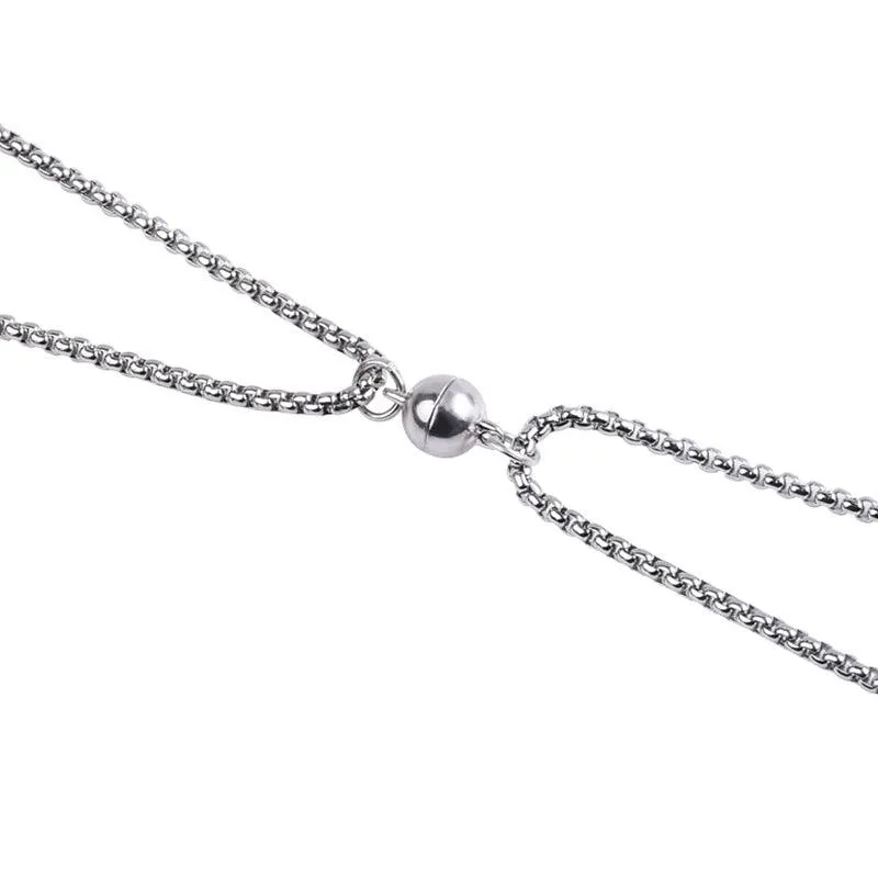 2 Pcs Magnetic love Couples Pendant