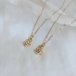 2 Piece Dinosaur Friendship Necklace Set - Bestie Necklace,Matching Necklaces,2 Best Friends Necklace,Novelty Friendship Necklace Set,Gift