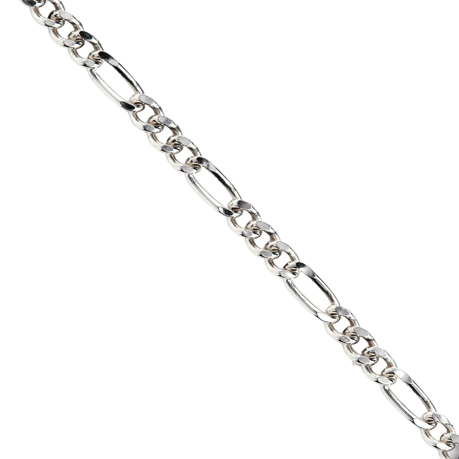 2mm sterling silver figaro link chain necklace
