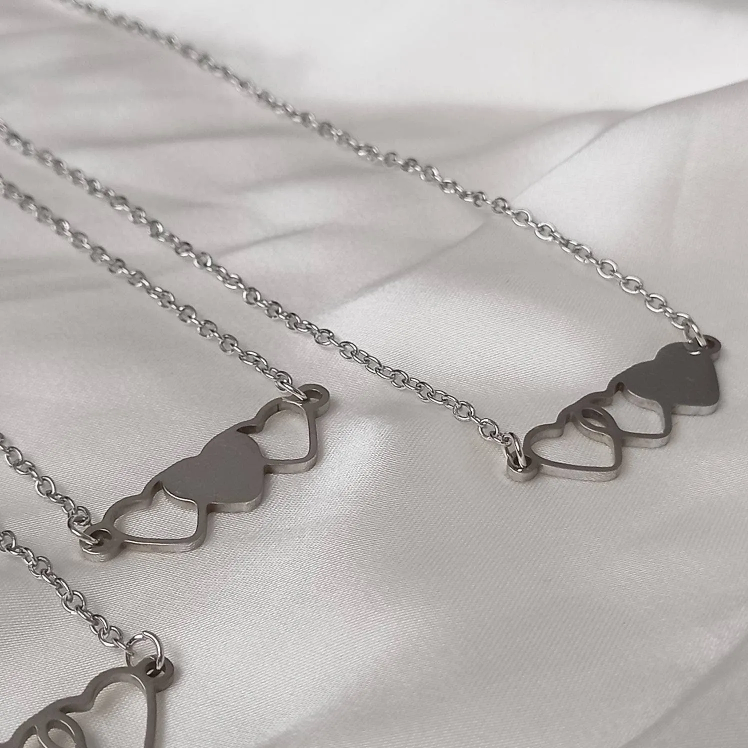 3 Piece Friendship Necklace Set-Bestie Necklace,Matching Necklaces,3 Best Friends Necklace,Novelty Friendship Necklace Set,Gifts For Friends