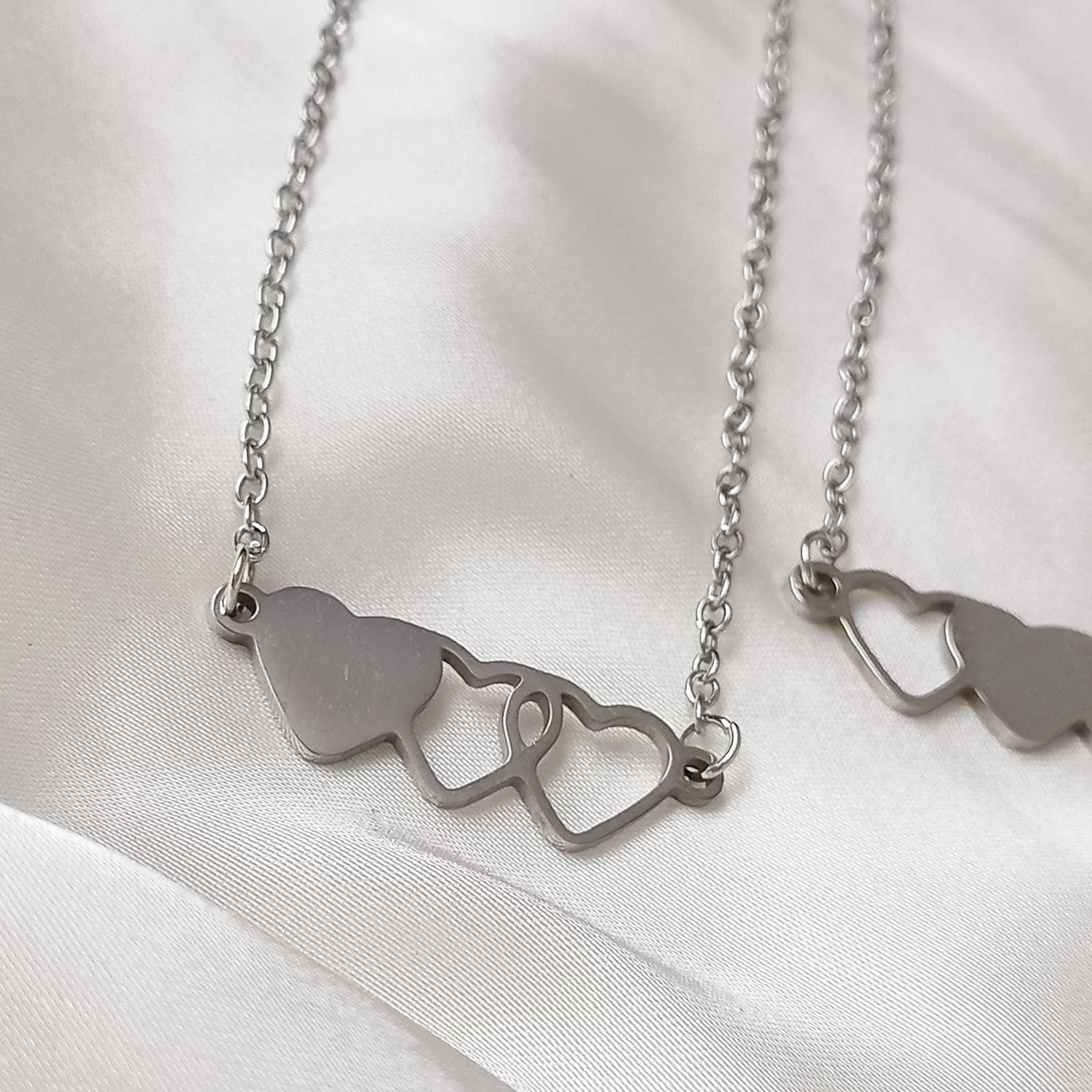 3 Piece Friendship Necklace Set-Bestie Necklace,Matching Necklaces,3 Best Friends Necklace,Novelty Friendship Necklace Set,Gifts For Friends