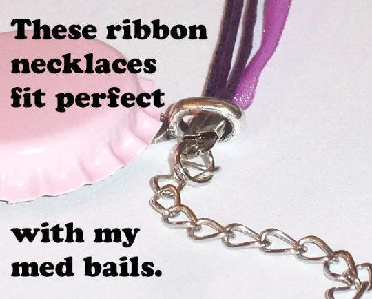 5 for 1.99 Burgandy 17 in. Organza Ribbon and Cord Necklaces, Bottlecap Supply, Pendant Necklace, Jewelry Supply, Organza Necklace