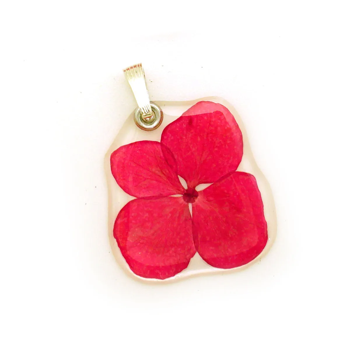 69204 Dark Pink Hydrangea Pendant