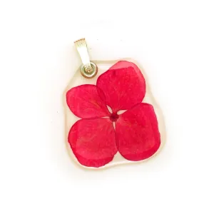 69204 Dark Pink Hydrangea Pendant