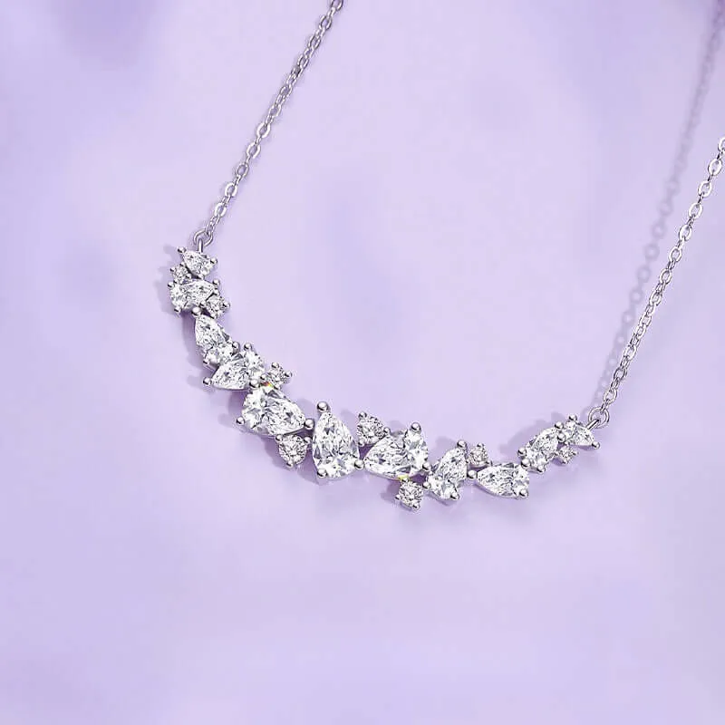 925 Silver Wisteria Flower Necklace
