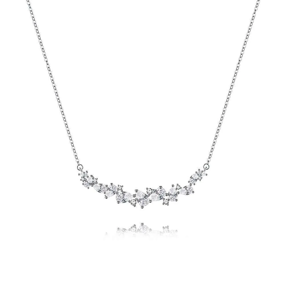 925 Silver Wisteria Flower Necklace