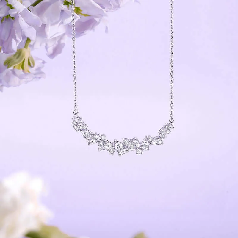 925 Silver Wisteria Flower Necklace