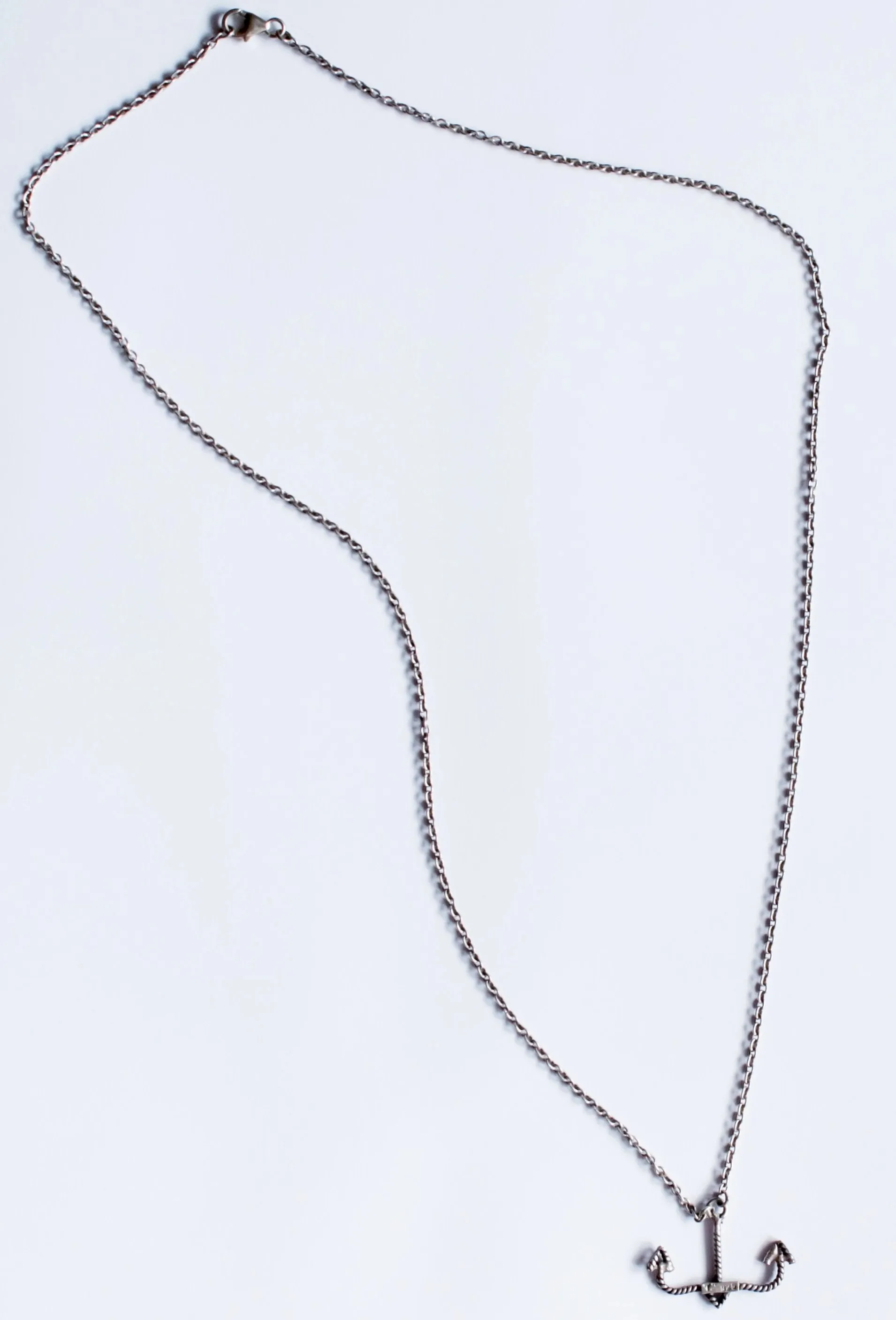 Across The Ocean anchor necklace