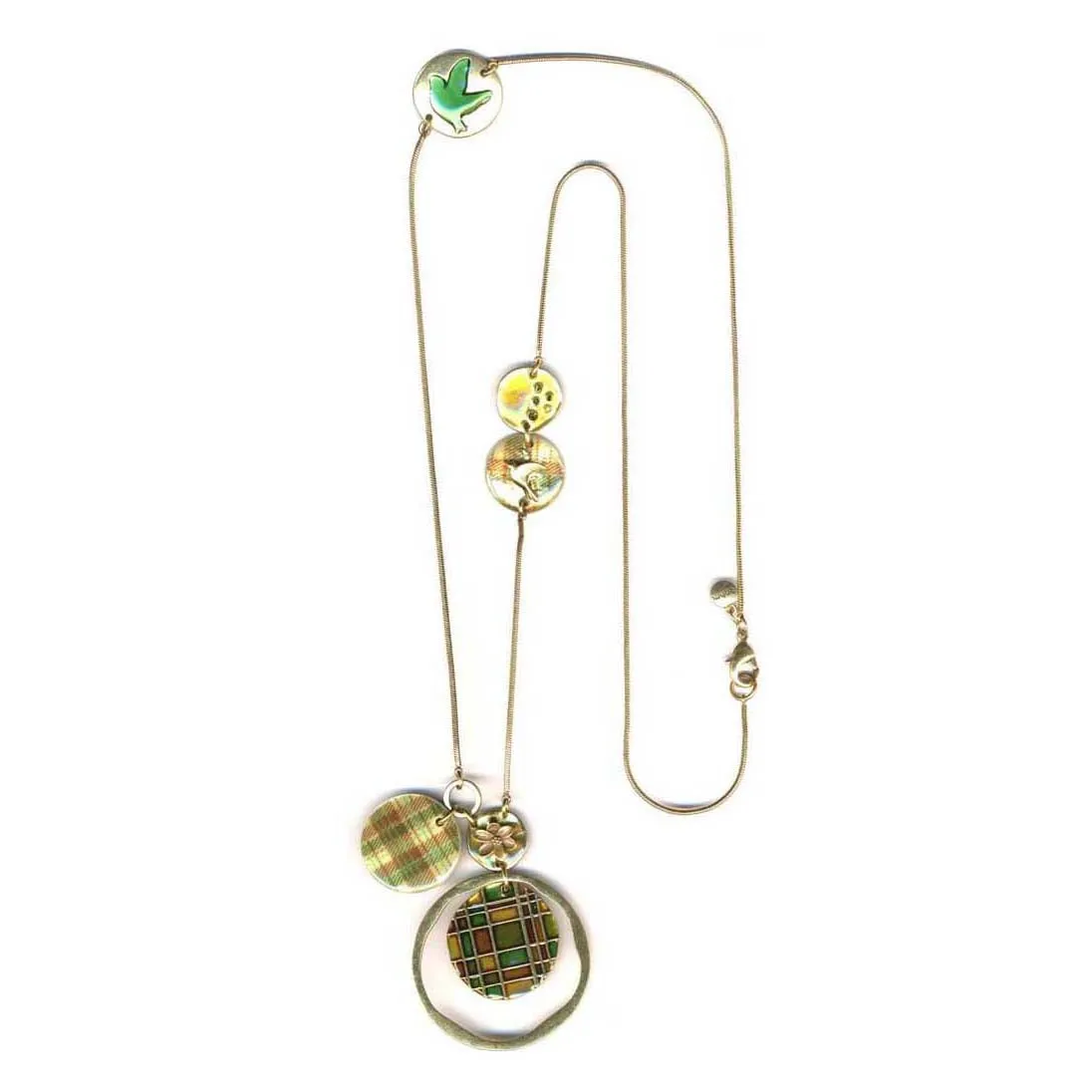ALL THAT PLAID' - M.O.P DISC  NECKLACES #221GN1501 (1B3)