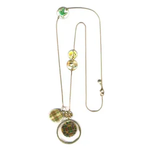 ALL THAT PLAID' - M.O.P DISC  NECKLACES #221GN1501 (1B3)
