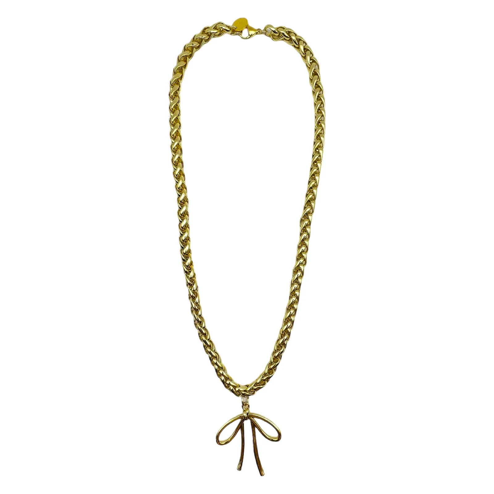 Anchor Bow Necklace