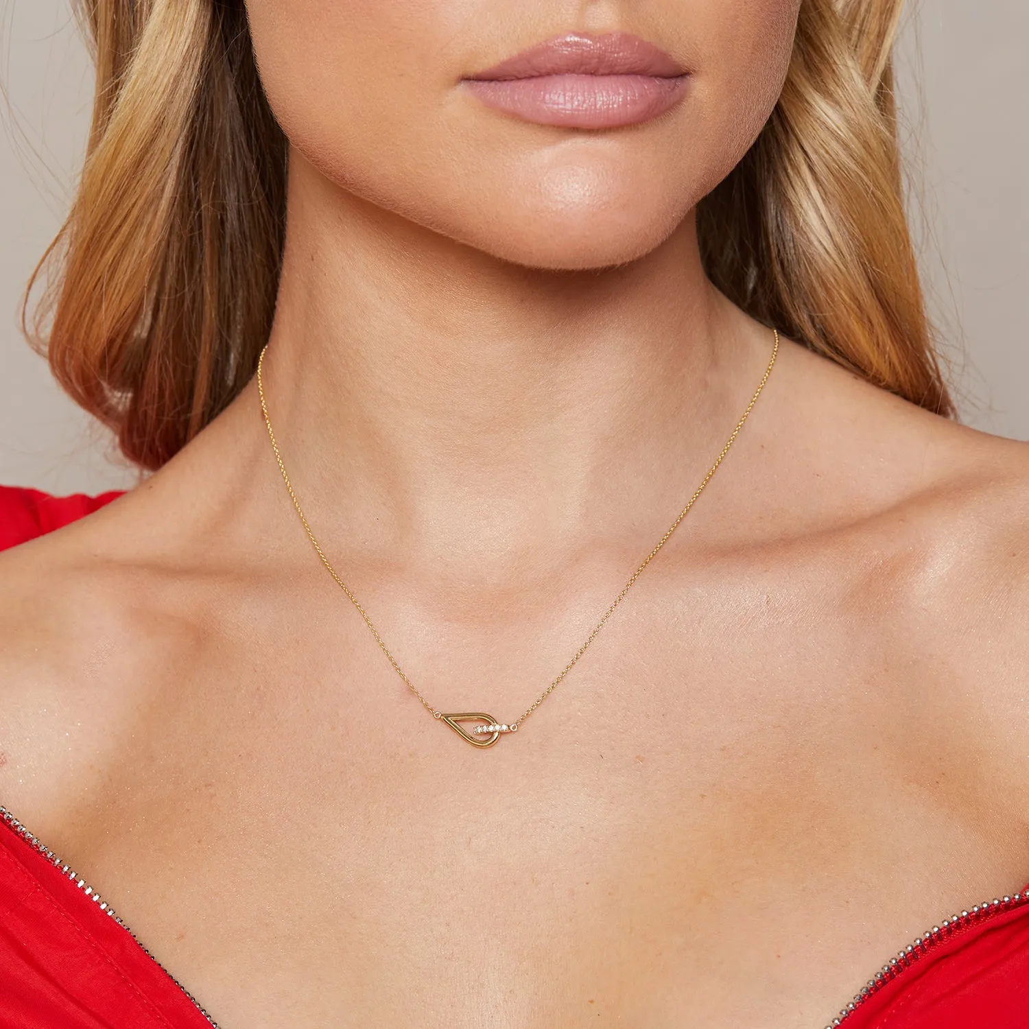 Anchor Knot Necklace