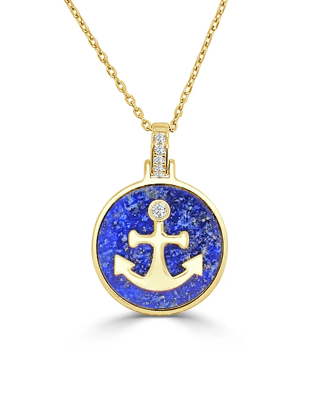 Anchor Pendant 14k Yellow Gold