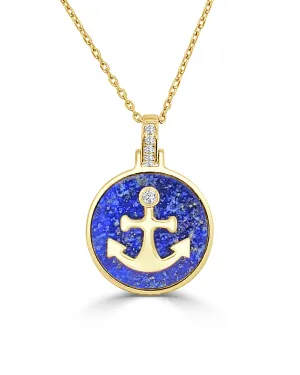 Anchor Pendant 14k Yellow Gold