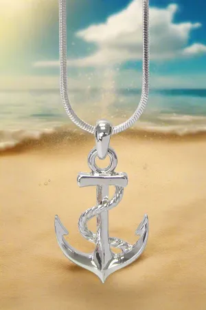 Anchor Pendant Necklace
