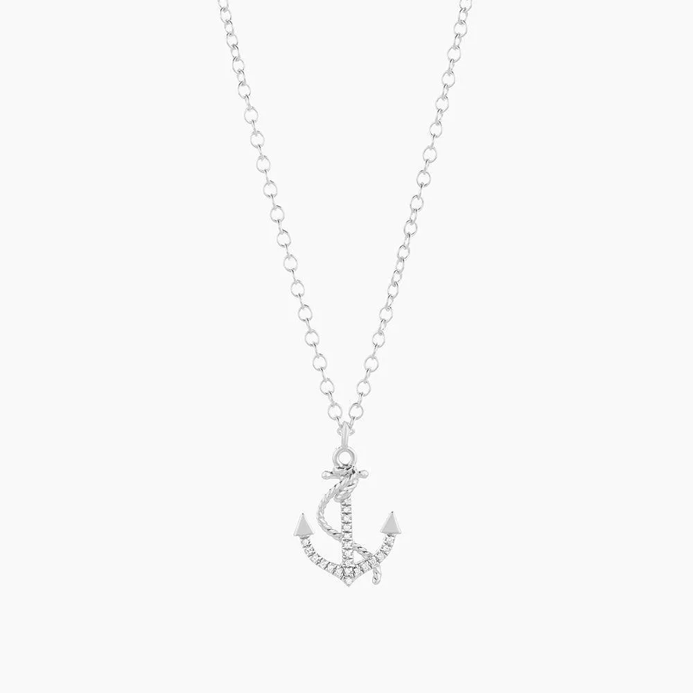 Anchor The Day Pendant Necklace
