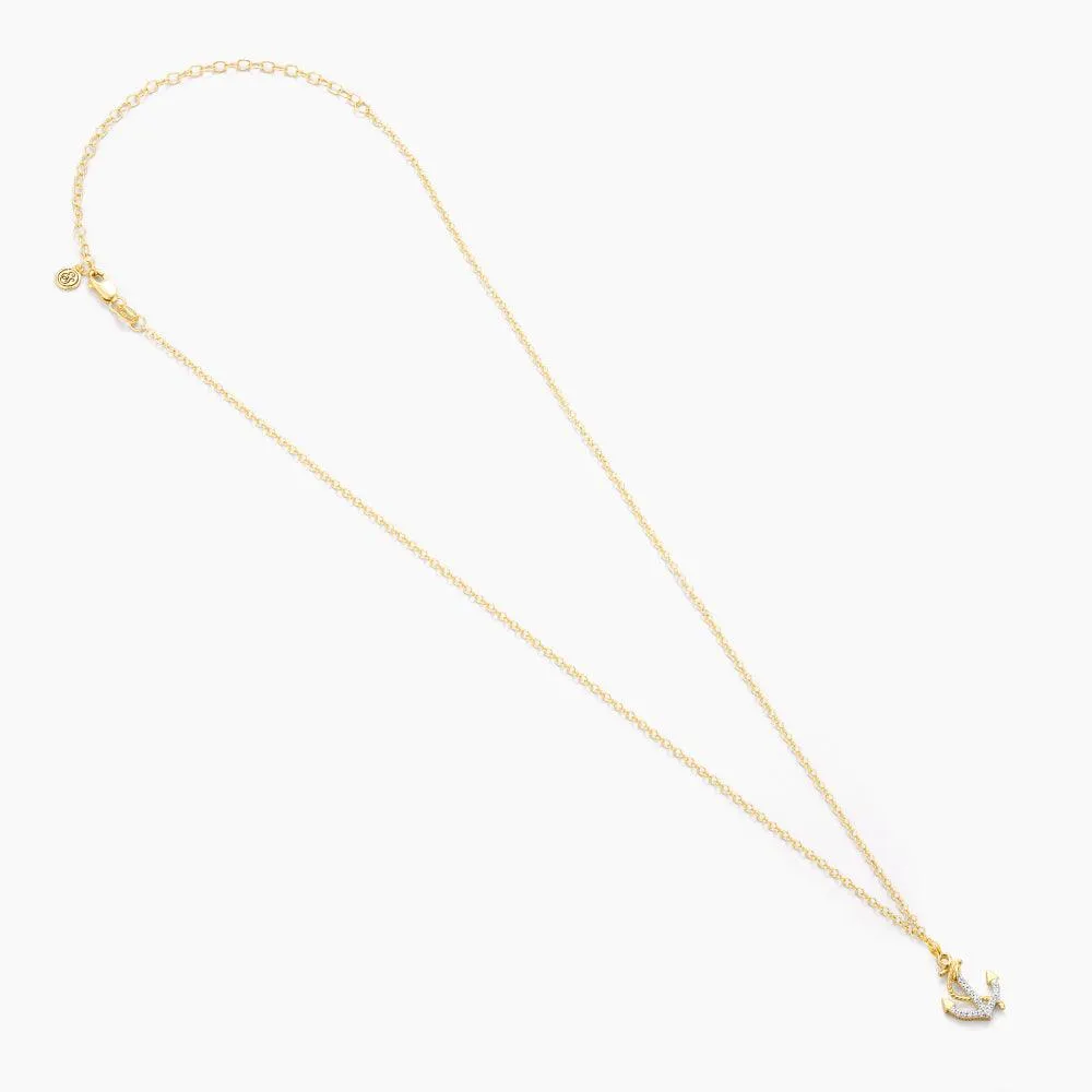 Anchor The Day Pendant Necklace