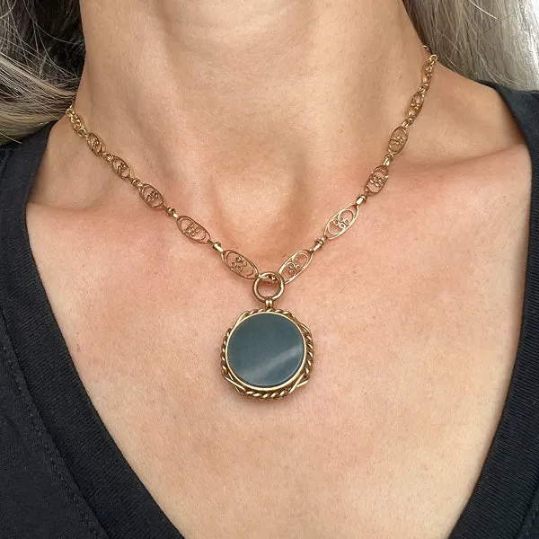 Antique Victorian Compass Pendant