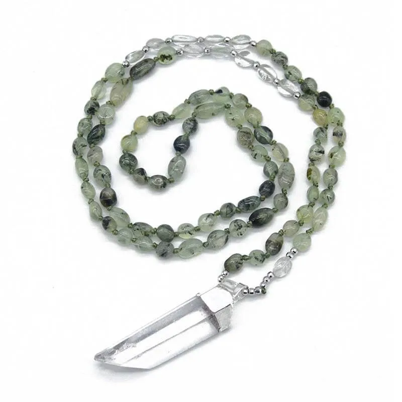 Apple Quartz Necklace