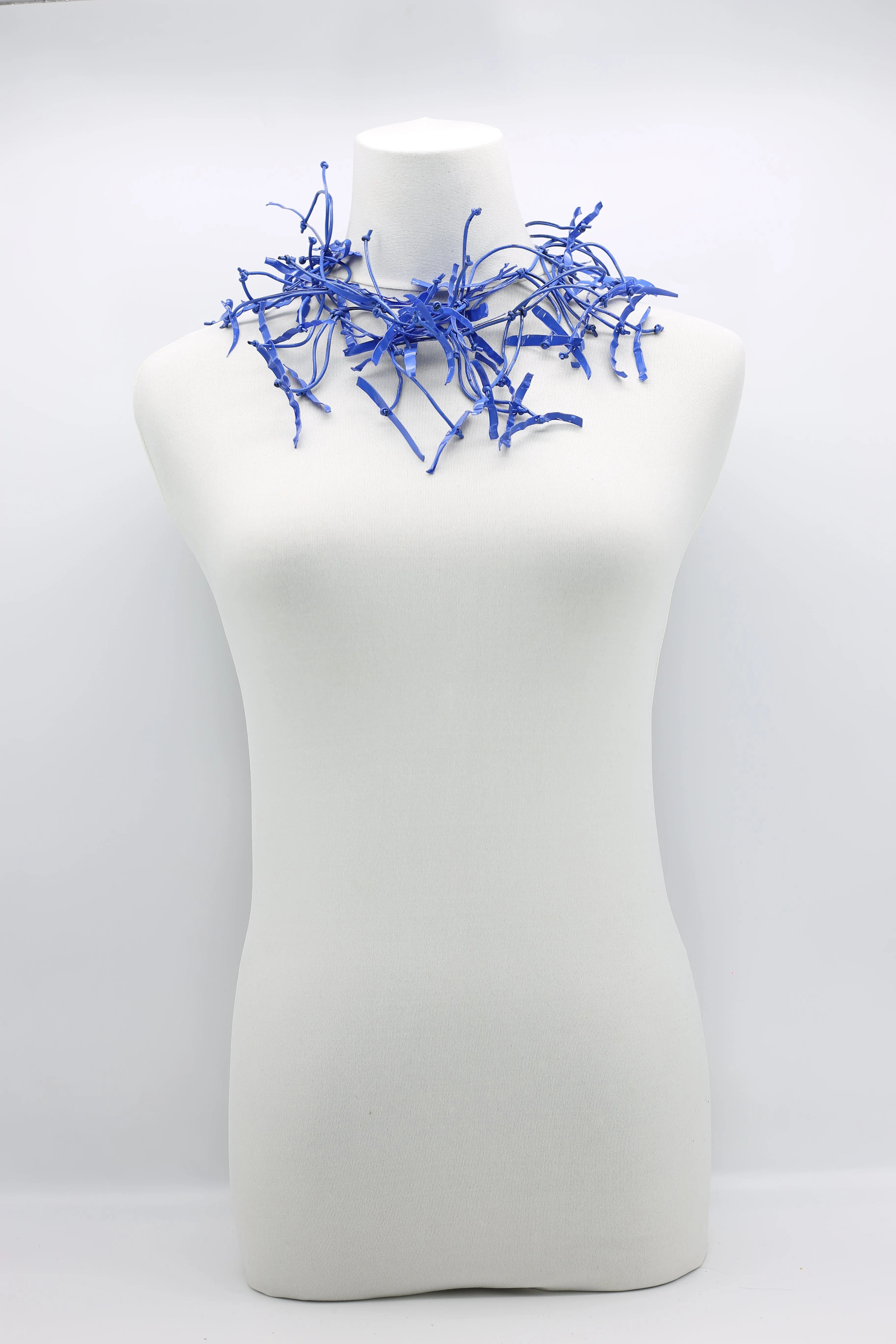 Aqua Willow Tree Necklaces - Hand-painted - Long