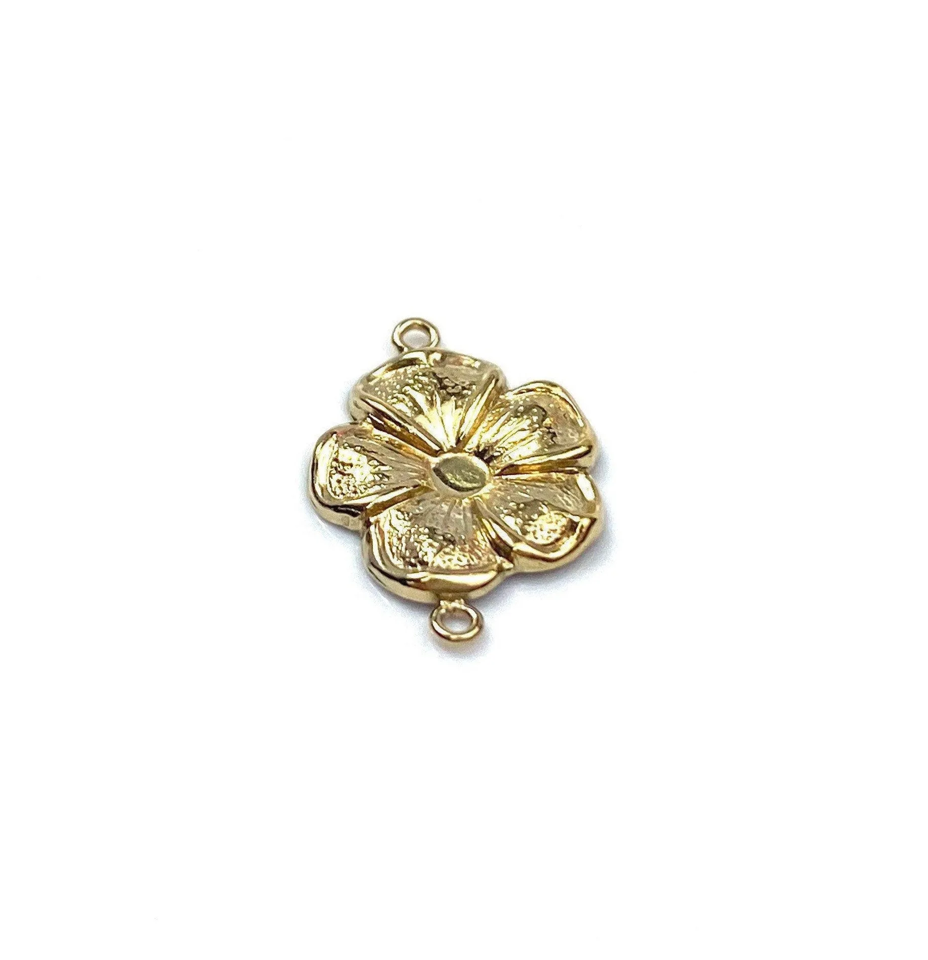 Beautiful 14KGF Flower connector , 14K gold filled , Sku #400C48R2