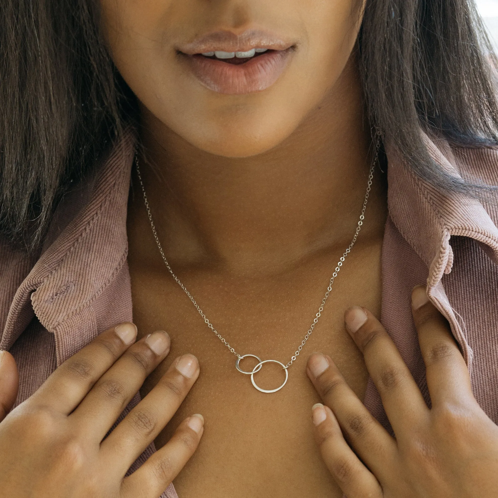 Best Friend Infinity Circle Necklace