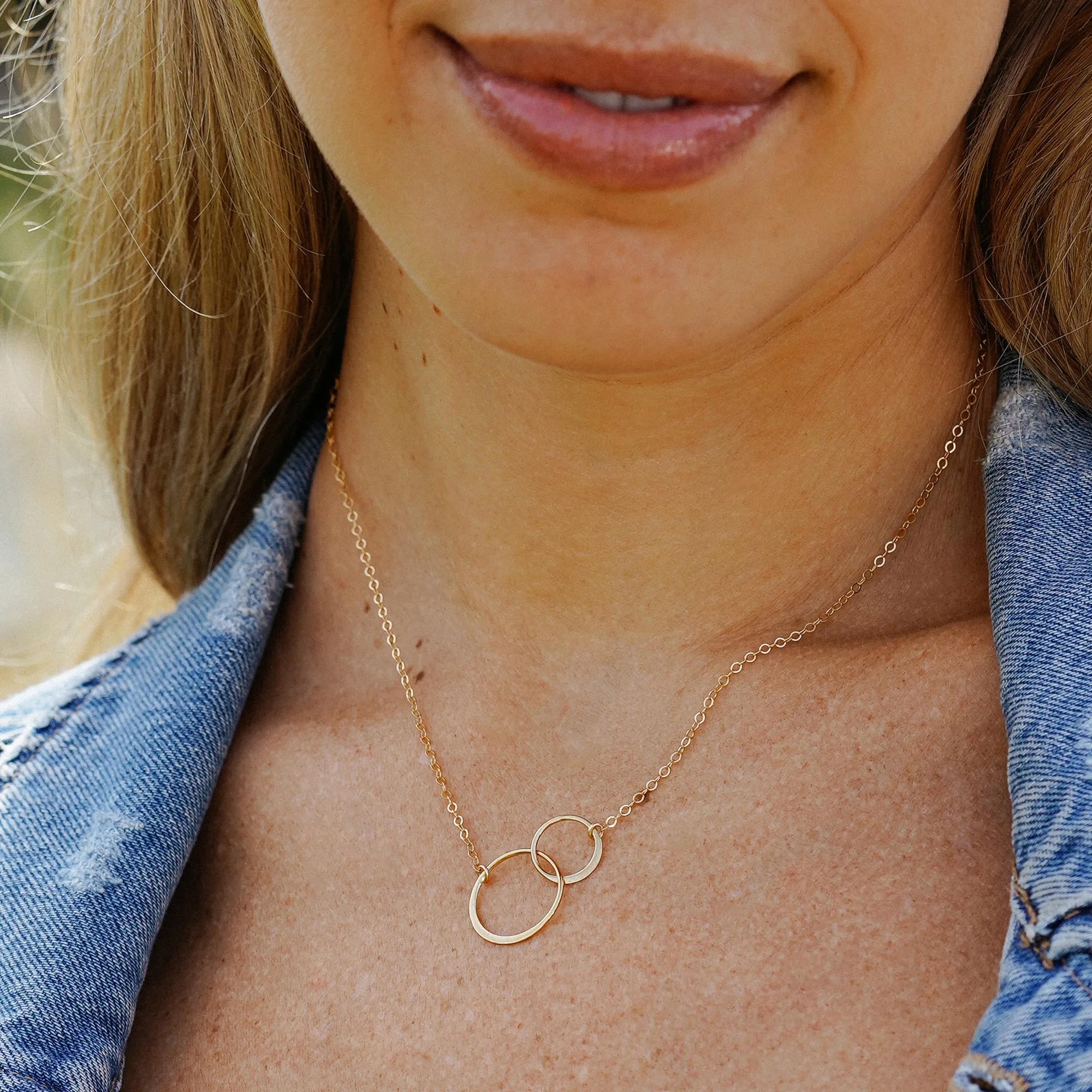 Best Friend Infinity Circle Necklace