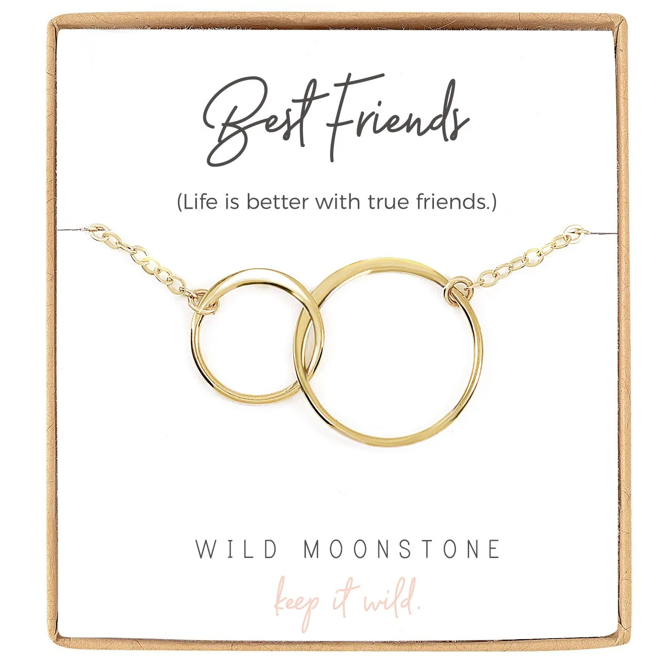 Best Friend Infinity Circle Necklace