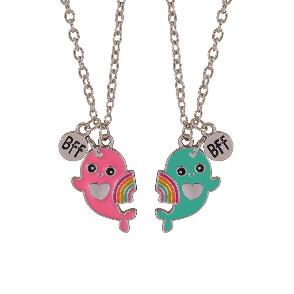Best Friend Necklace 2-Piece Pendant Necklace Good Friend Forever Necklace Choker Friendship BFF Men And Women Jewelry Gift