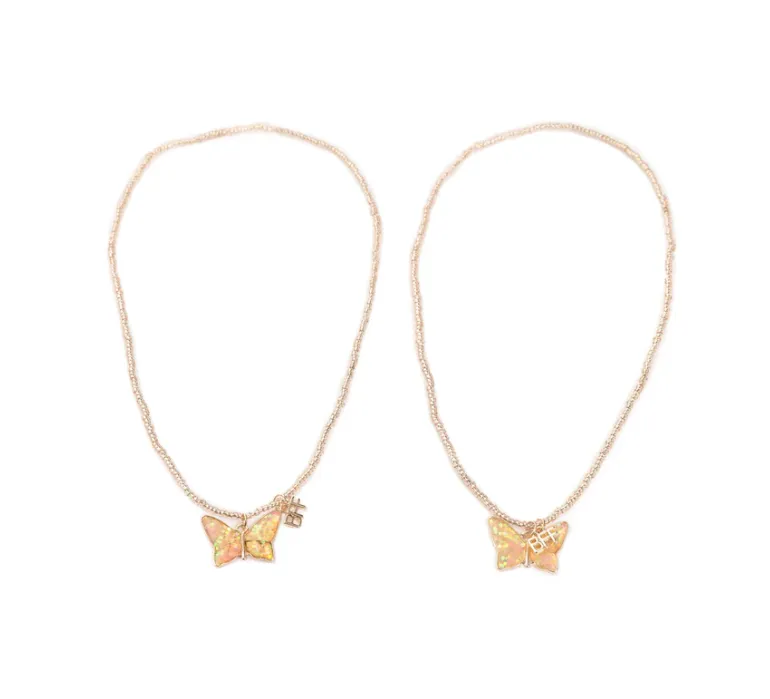 BFF Butterfly Necklaces