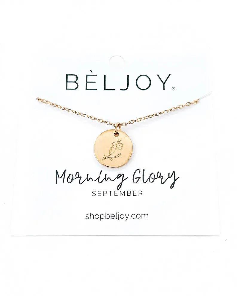 Birth Flower Necklace || Choose Month